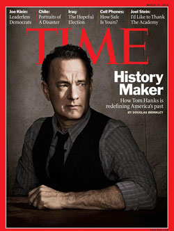 Tom Hanks on te cover of Time Magazin